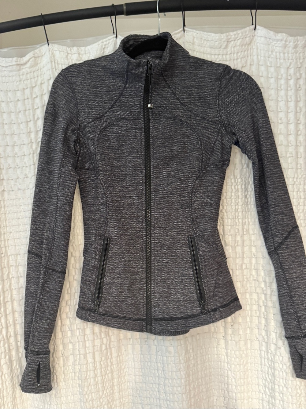 lululemon athletica Charcoal Gray Heathered Full-Zip Define Jacket